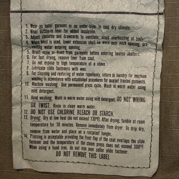 Camo Cold Weather Field Jacket Men’s Size Large Regular - Picture 5 of 8